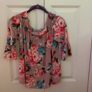 Flower blouse, size small